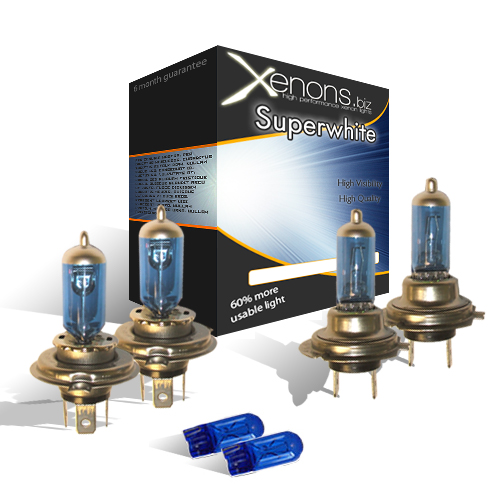 HYUNDAI GETZ XENON WHITE HEADLIGHT FOG BULBS HID H4 H7 eBay