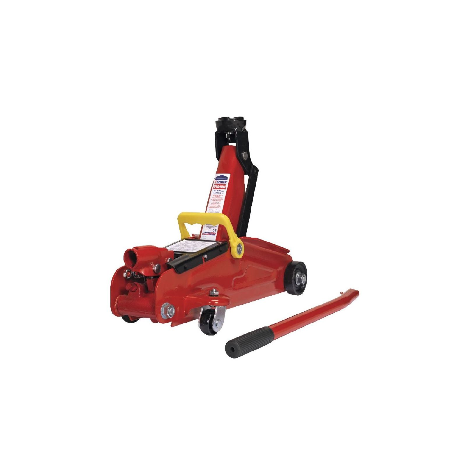 Sealey Trolley Jack 2tonne One Piece Hydraulic Steel Vehicle Lift Short