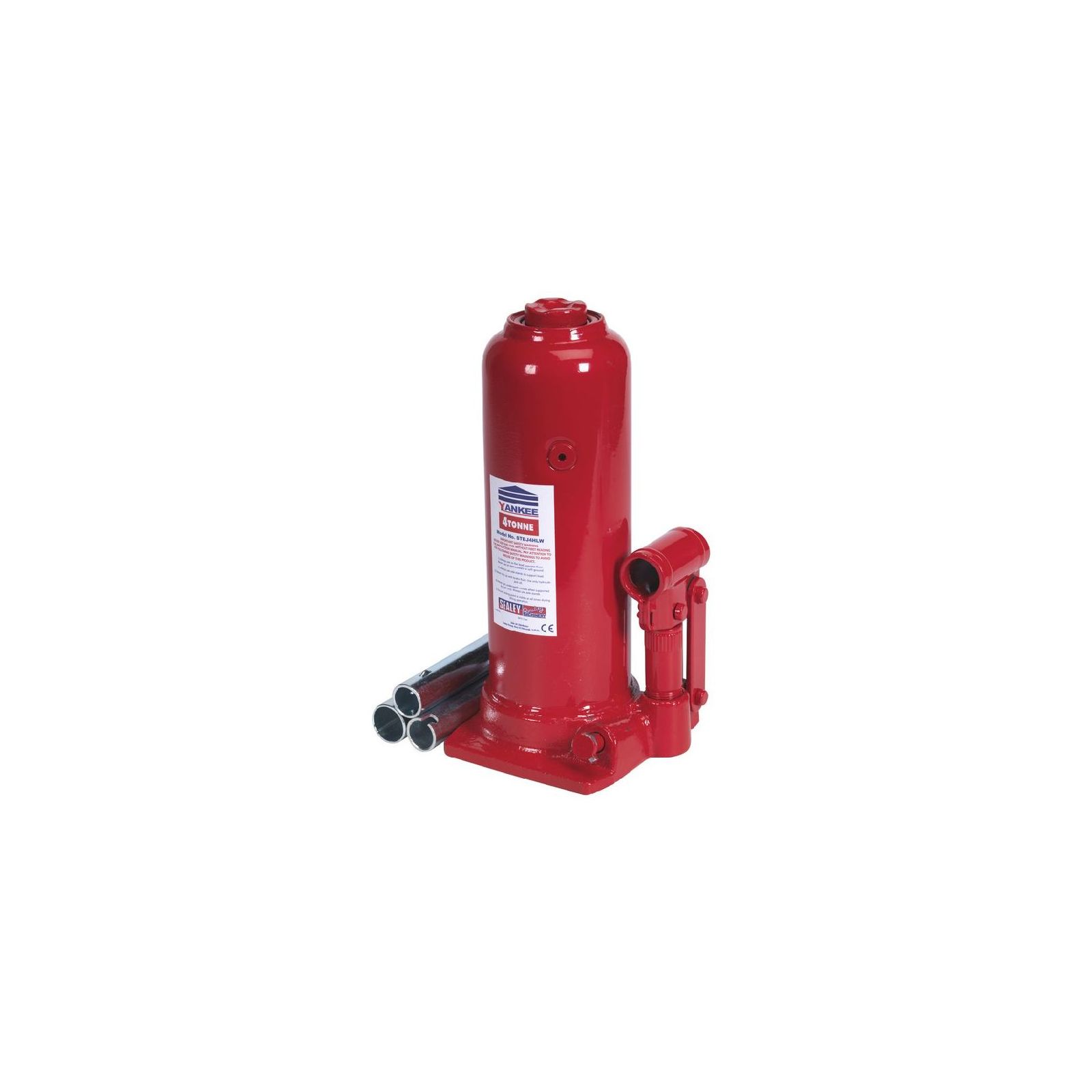 Sealey Bottle Jack 4tonne Telescopic High Lift Manual Bottle Jack