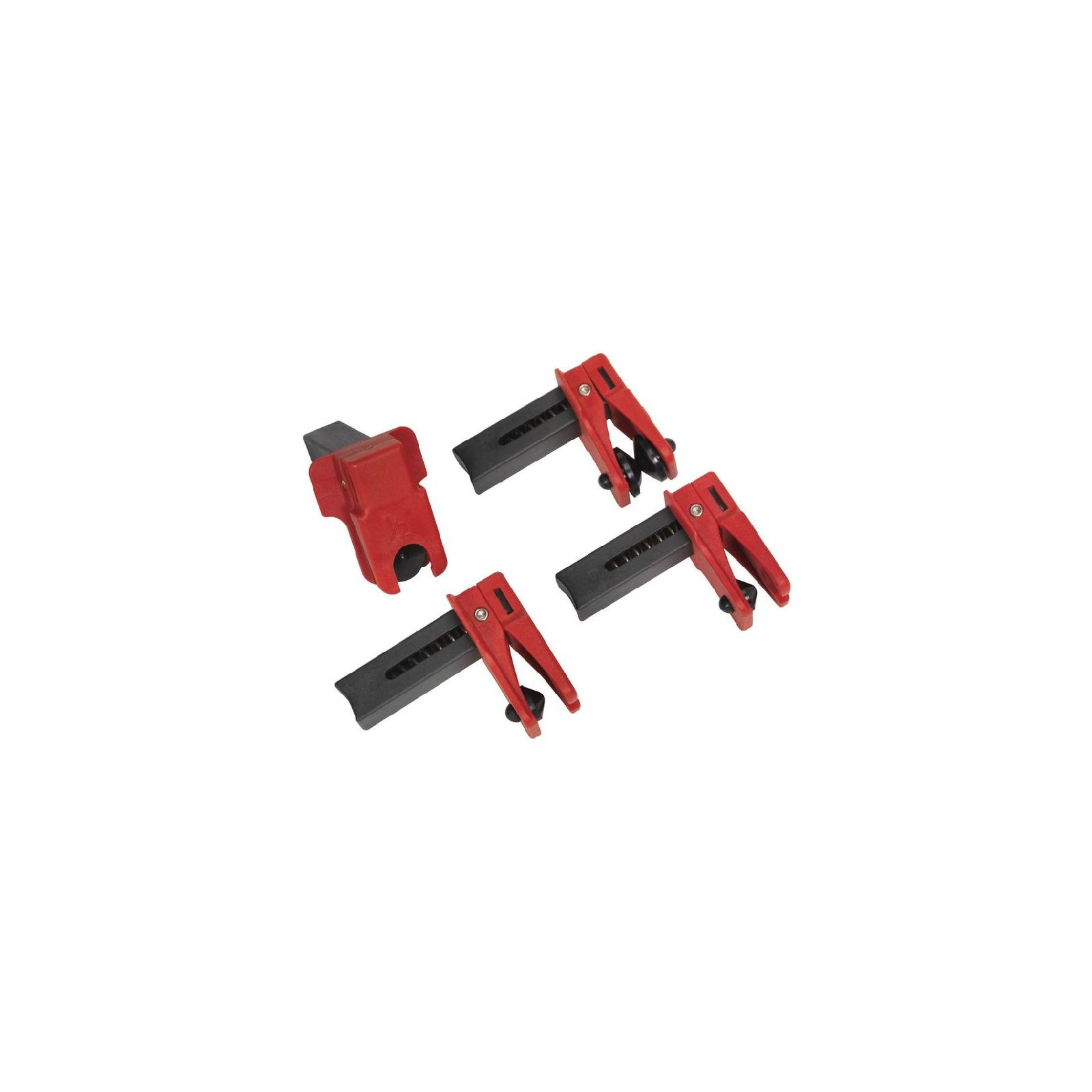 Sealey Fuel/Brake Pipe Clamp Set 4pc Fuel Line Tools Clamping Kit DIY