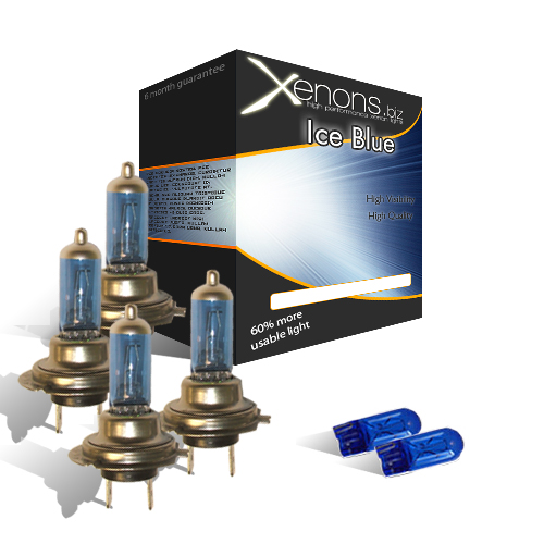 VAUXHALL CORSA XENON ICE BLUE HEADLIGHT BULBS HID H7 eBay