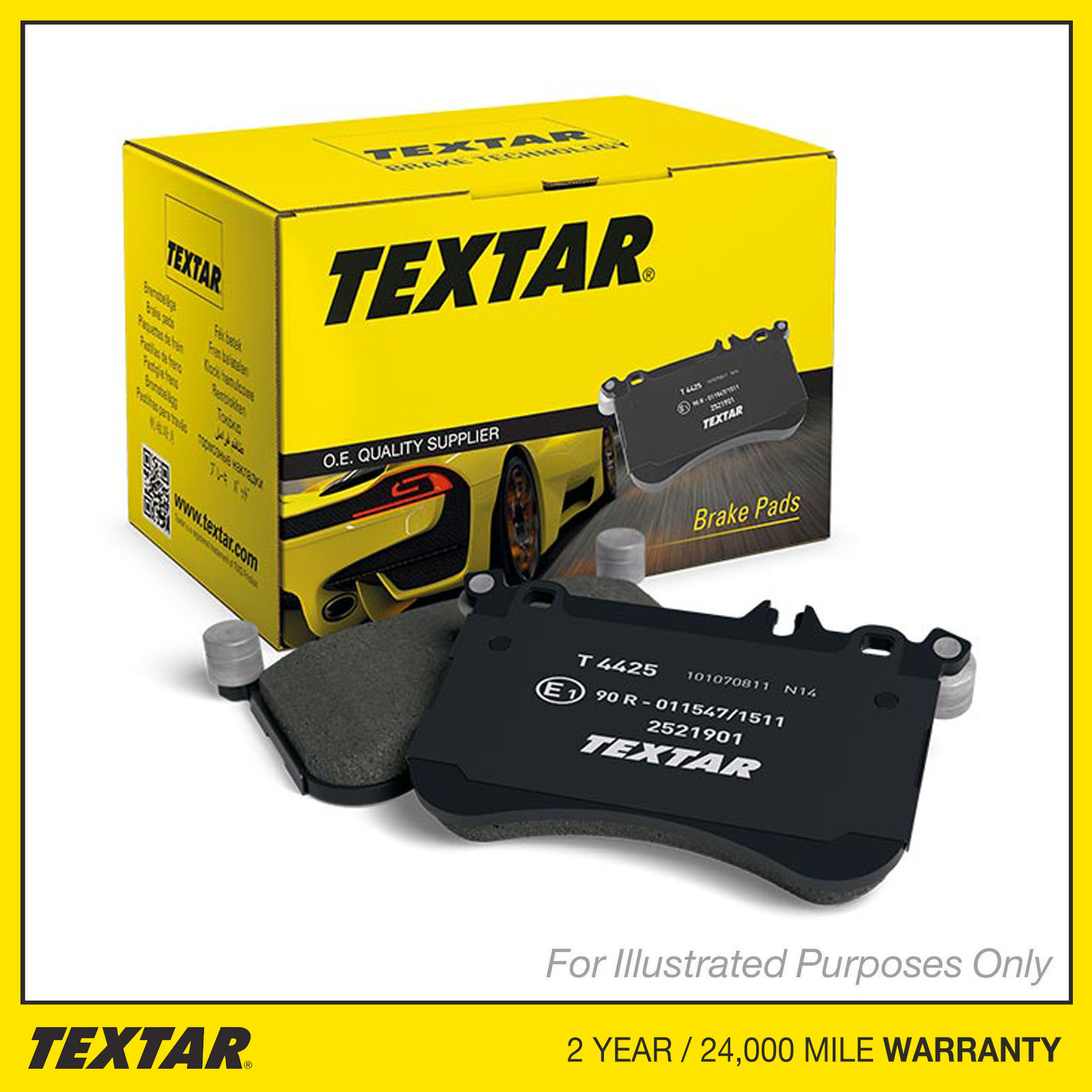 Fits Bmw Series F D Genuine Oe Textar Front Disc Brake Pads Set