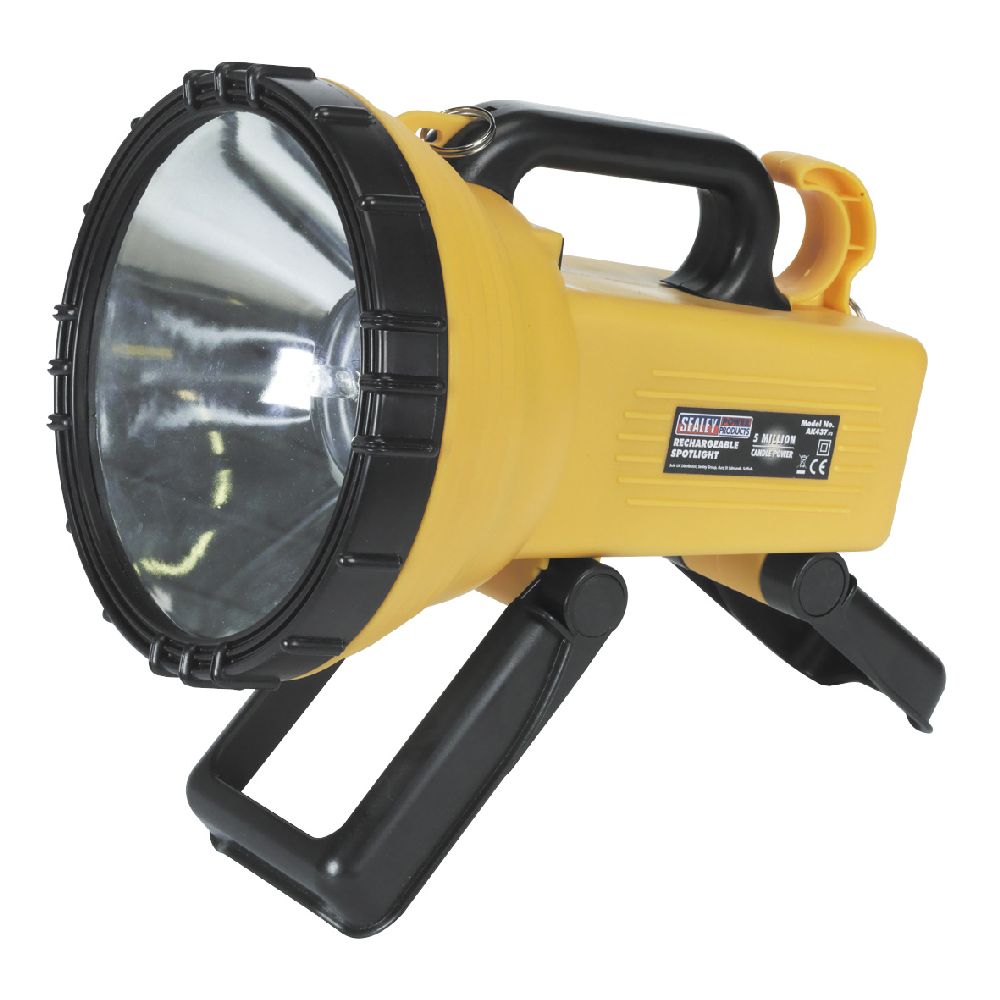Sealey Rechargeable Spotlight 5,000,000 Candlepower Weatherproof