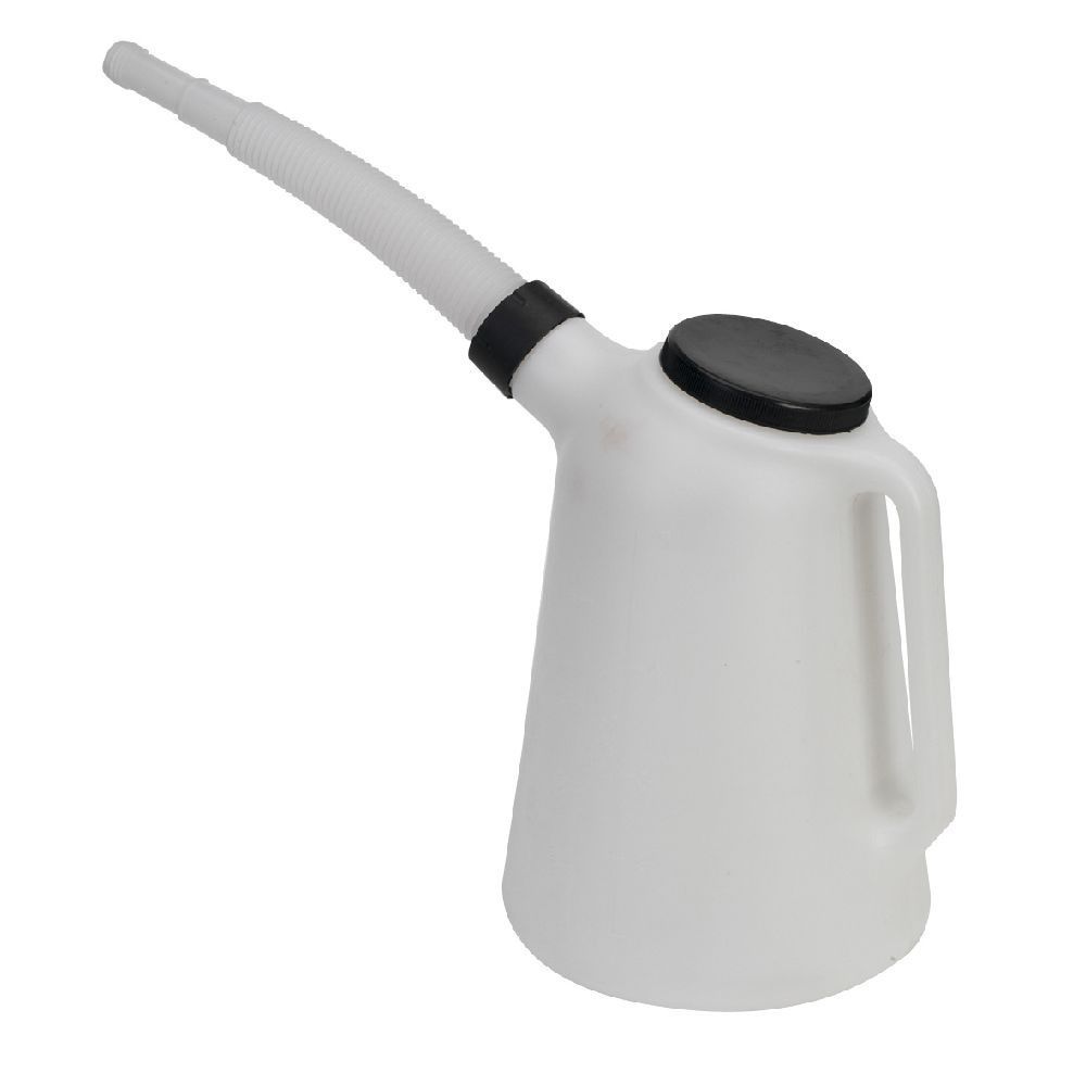 Sealey Oil Container with Lid Flexi Spout 5LTR Measuring Jugs JDL5 eBay