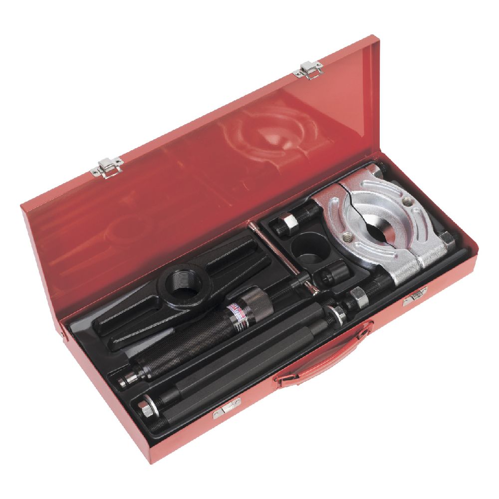 Sealey Bearing Separator/Puller Set Hydraulic 8 Piece Bearing Separator