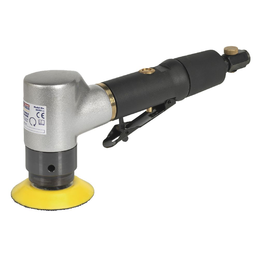 Sealey Air Angle Sander 75mm Orbital Premier Orbital Air Sanding Tool