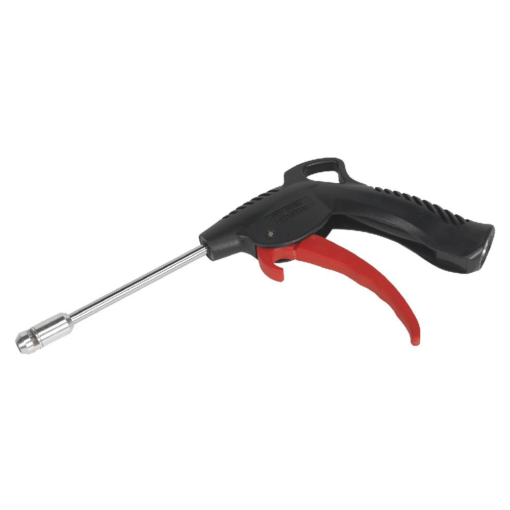 Sealey Air Blow Gun 100mm Pistol Type with Safety Nozzle Air Blow