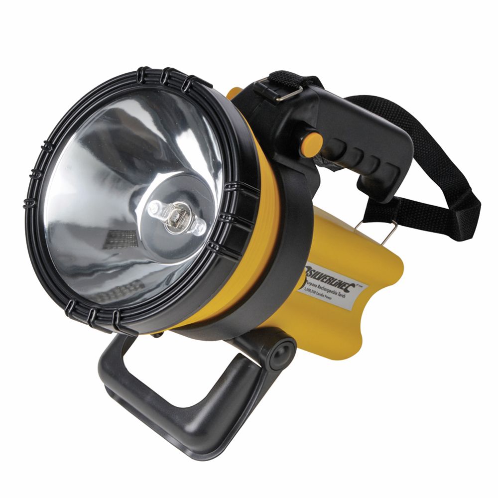 Silverline Rechargeable Torch 2 Million Candle Power Light Lamp