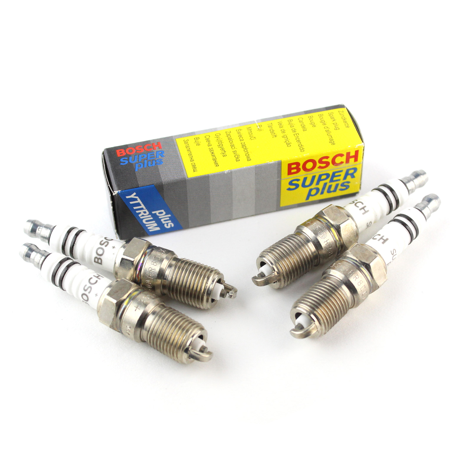 4x Bosch Super Plus Spark Plugs Genuine Engine Ignition Service Part