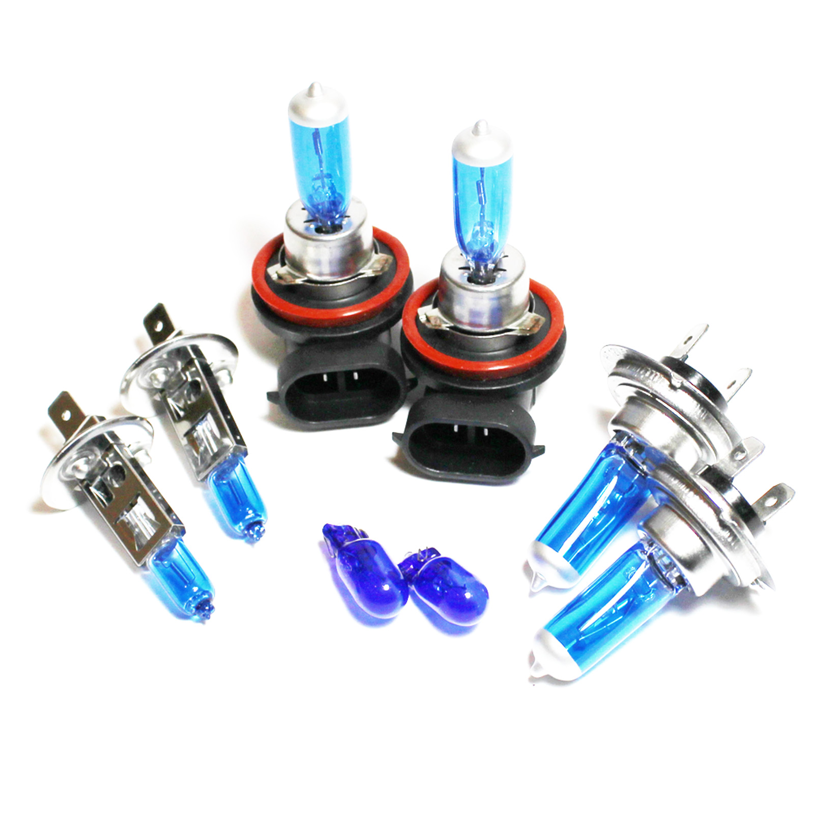 H H H W Super White Xenon Hid High Low Fog Side Light Bulbs