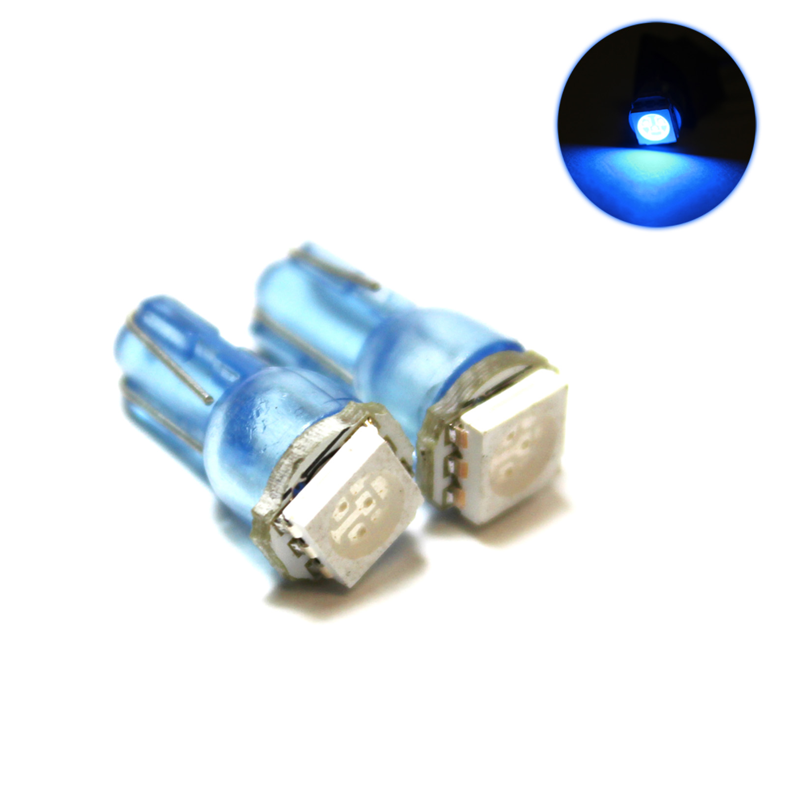 2x Blue LED [T6.5] 12v Dashboard Light Bulbs eBay
