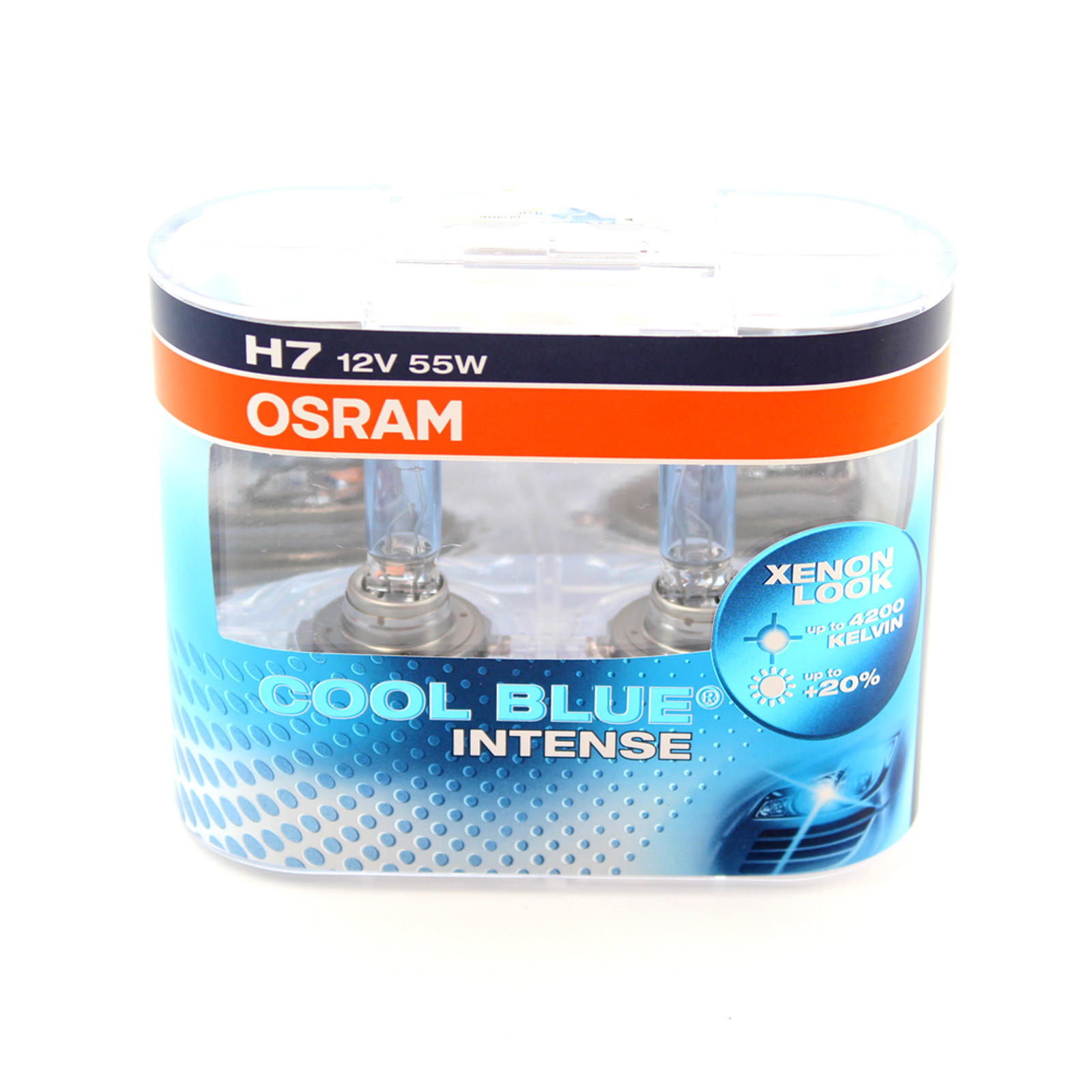 H7 Osram Cool Blue Intense Low Beam Bulbs Lights Headlight Headlamp ...