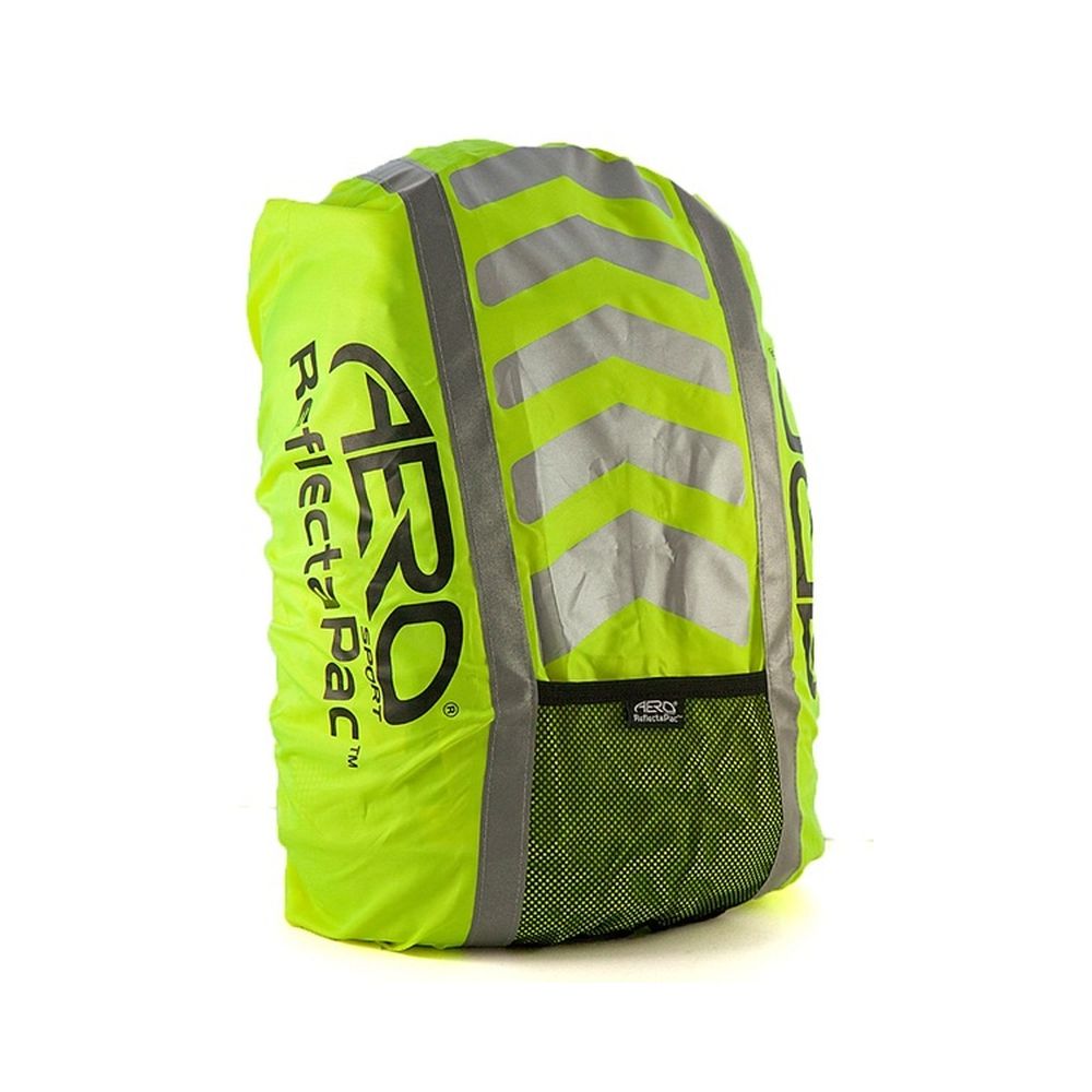 Sport Direct HiVis Yellow Reflective Backpack / Rucksack Waterproof