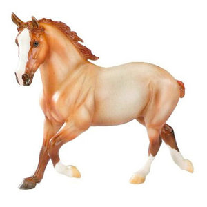 View Item Breyer Traditional 1371 Red Roan Draft Mare COLLECTOR EVENT