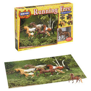 View Item Breyer Puzzle 46002 - Running Free - 300 Pc