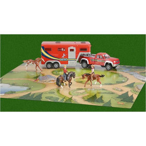 View Item Breyer Stablemates 760204 Horse Adventures - Truck & Trailer