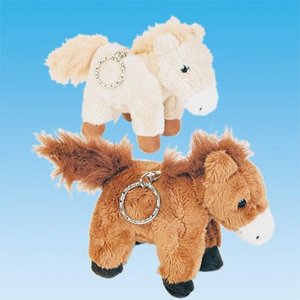 View Item Plush Horse Keyring