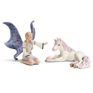 View Item Schleich Fantasy 70424 Lindariel Elf & Unicorn Foal