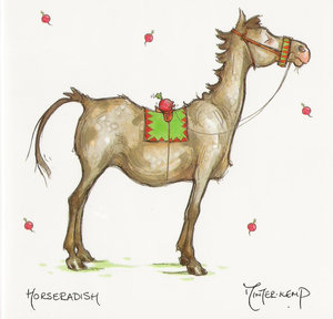View Item Minter Temp Greetings Card 'Horseradish'