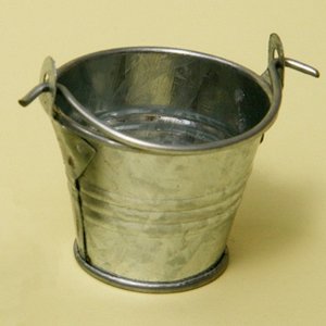 View Item Metal Bucket - 1:12 Scale