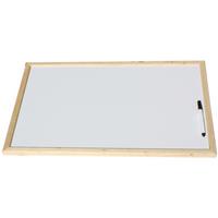 Approx A2 Large Pine Framed White Board W/ Pen 60x40cm