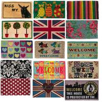 High Quality Bright Fun Real Coconut Coir Thick Doormats Door Mat