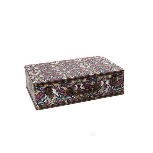 Large Shabby Vintage Chic Floral Design Decorative Storage Suitcases Chests - Picture 5 of 5