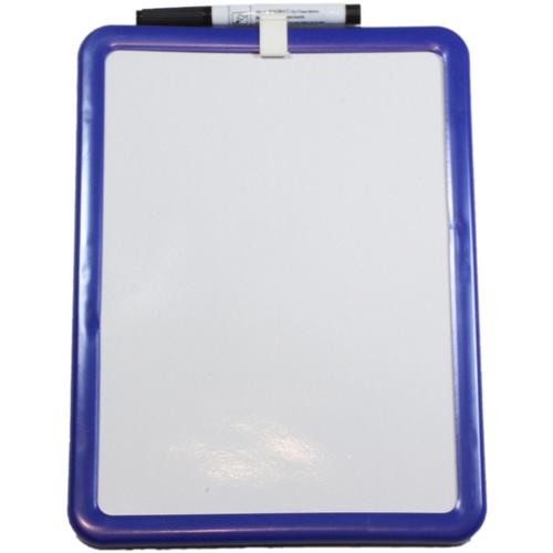 Small A4 Dry Wipe White Board W/ Pen Drywipe Whiteboard Stick