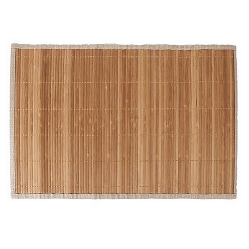 Natural Bamboo Edged Contemporary Placemats Place Mats. 44cm x 30cm eBay