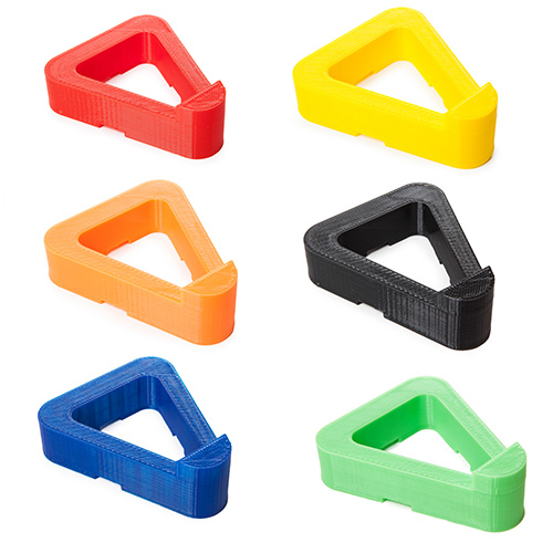 Set of 4 Plastic Plant Pot / Window Box Feet in Fun & Vibrant Colours