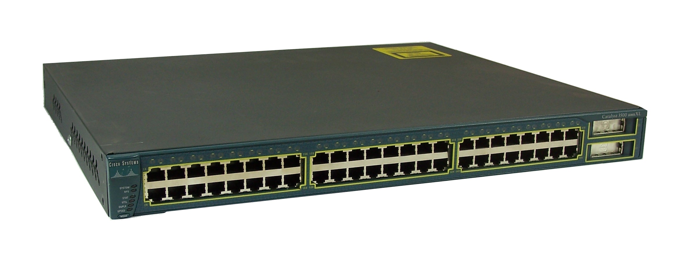 Cisco Ws C3548 Xl En Catalyst 3500 Xl Ver 12 0 5 Wc5 48 Port Switch Ebay