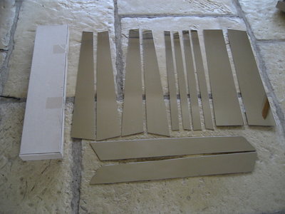 Chrome B Pillar Covers 12pc kit Range Rover L322 Vogue