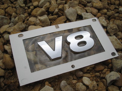 Chrome V8 Lettering Range Rover L322 TDV8 Vogue new HSE