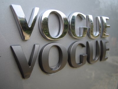 Chrome Lettering VOGUE Range Rover P38 classic badge