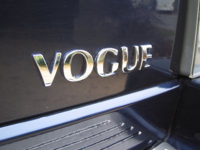 Chrome Lettering VOGUE Range Rover P38 classic badge