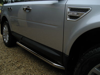 Chrome side bars Landrover New Freelander 2 steps LR2