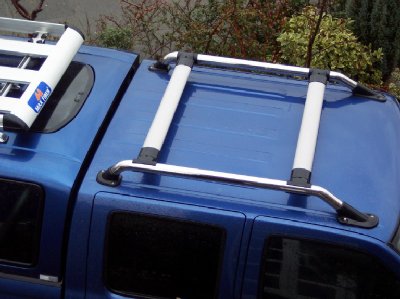 Roof Bar Kit rack Nissan Navara D22 chrome Outlaw New