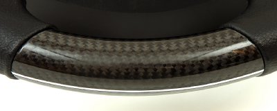 Steering Wheel Black Carbon Fibre Landrover Discovery 