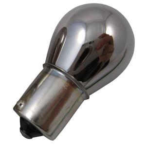 BAU15s CHROMED AMBER Indicator Bulb 12v 21W (offset rotated) Preview