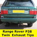 View Item Range Rover P38 Chrome Exhaust Tips (Diesel/Petrol) PAIR