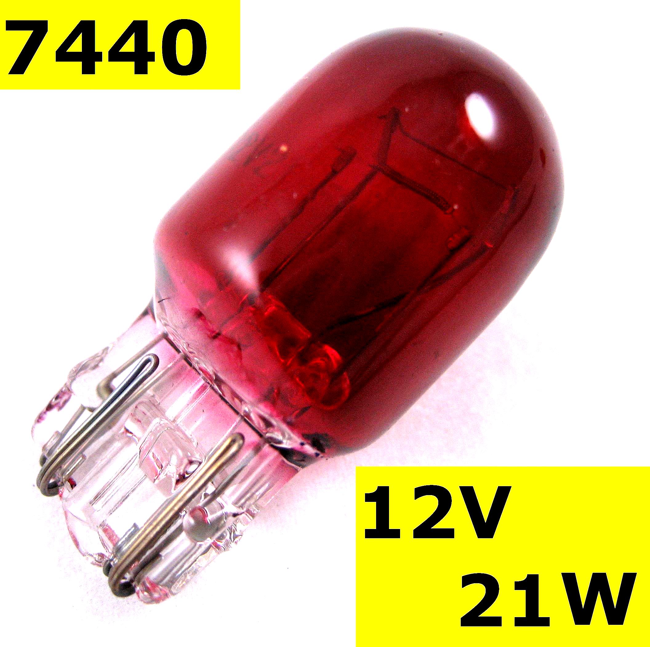 bulb-red-t20-21w-fog-or-brake-7440-wedge-12v-coloured-ebay