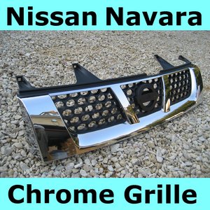 Nissan Navara D22 Chrome Front Grille Preview