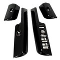 View Item Window Switch Surrounds - BLACK PIANO RHD (4pcs) NO MIRROR PARK