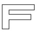 View Item Chrome Lettering - F
