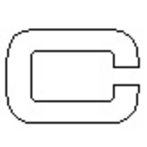 Chrome Lettering - C Preview