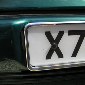 Range Rover P38 Chrome Number Plate Surrounds x 2 Preview