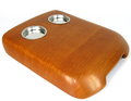 View Item Cubby Box Lid - Cherry ( with cup holders )