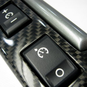 Range Rover Sport Steering Wheel Switch Left ( 3 switches ) - Black Carbon Fibre Preview
