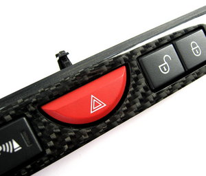 Range Rover Sport Hazard Switch Panel - Black Carbon Fibre (2+2) Preview