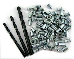 M4 M5 M6 Rivnut Selection Pack ( 80 pcs ) + Drills Preview